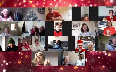 Sing It Louder Choir supporting Macmillan Toon Angels at Christmas